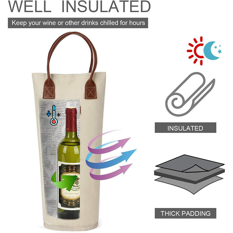 Damen Stilvolle Flaschenhaltertasche Karnz