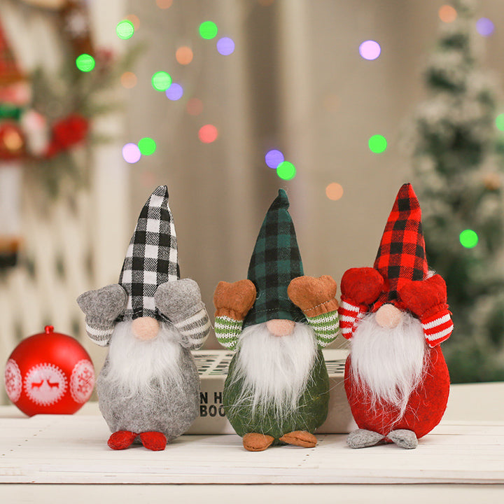 Niedliche Weihnachtsgnom-Dekoration Karnz