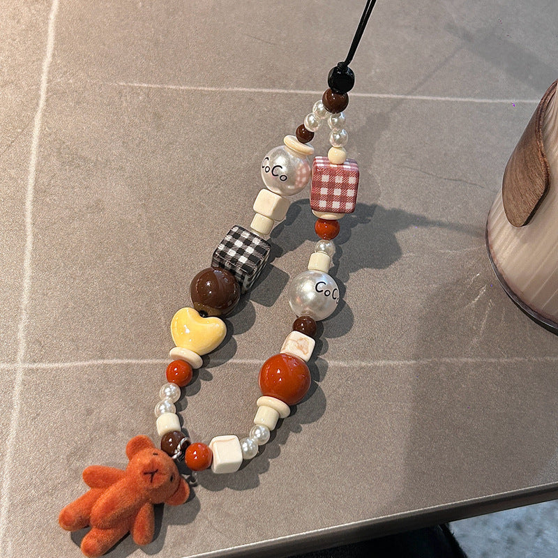 Dekorativer Perlen-Charm-Halskette Karnz 1790134836
