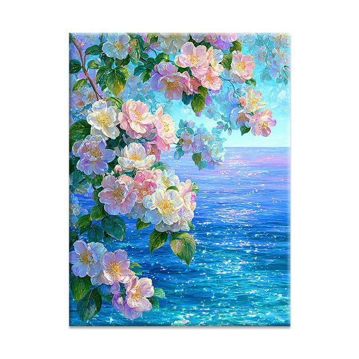 Florale Kunstleinwand Karnz