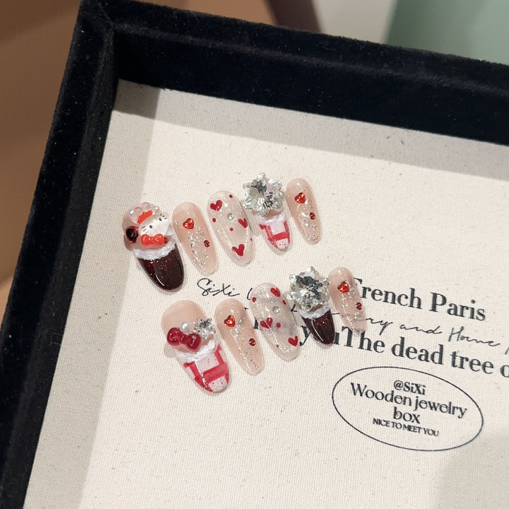 Phantastisches Charakter Press-On Nagelset