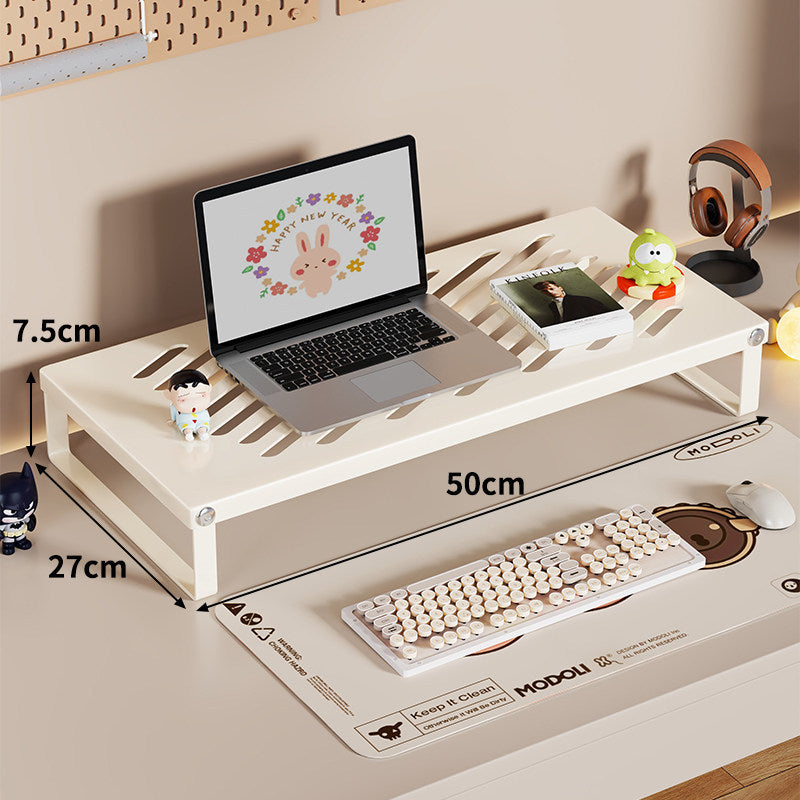 Ergonomischer belüfteter Metall-Laptop-Ständer mit Untertisch-Speicher
