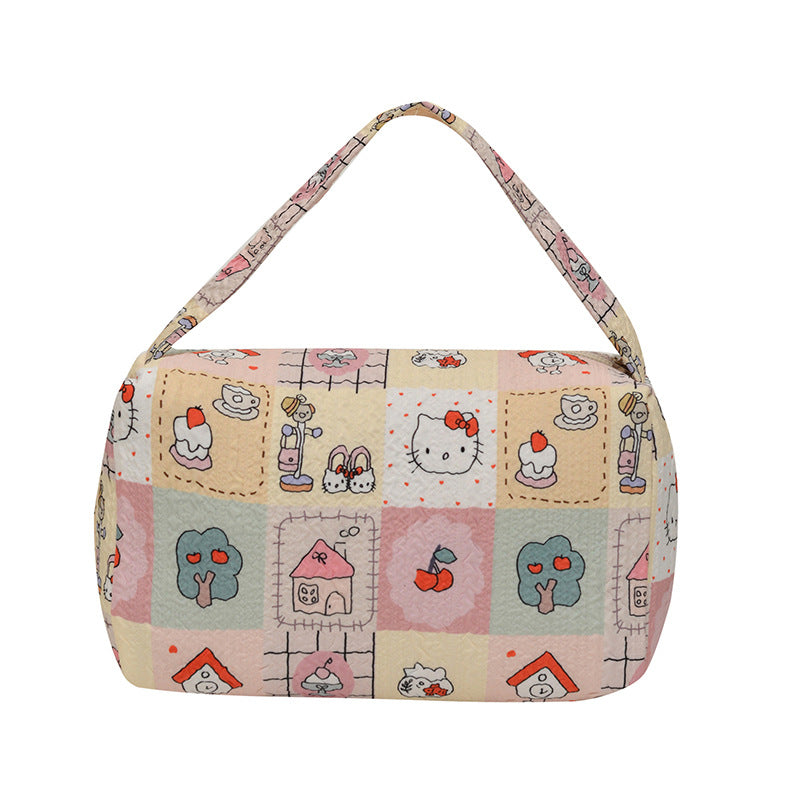 WoCharming Gepolsterte Reise Kosmetiktasche Karnz