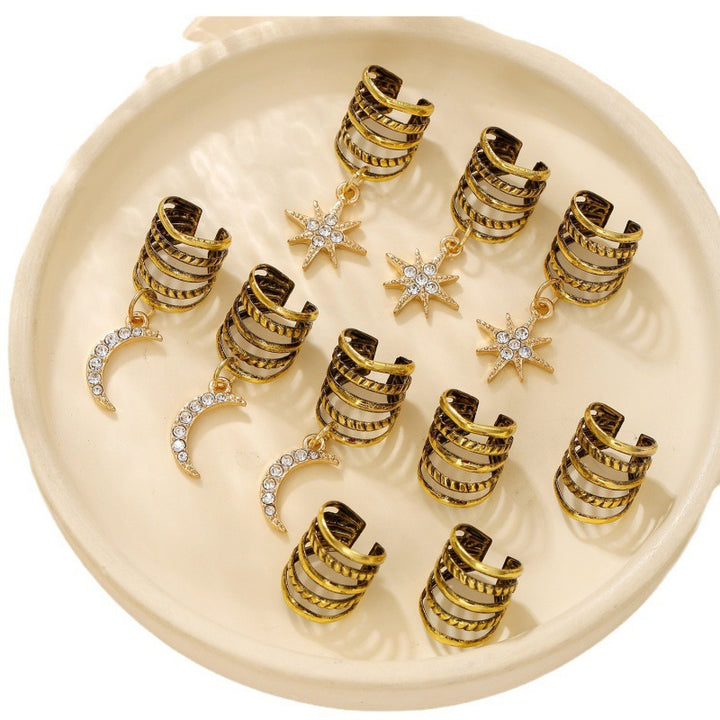 Stilvolle Haarclips mit Muschelmuster Karnz