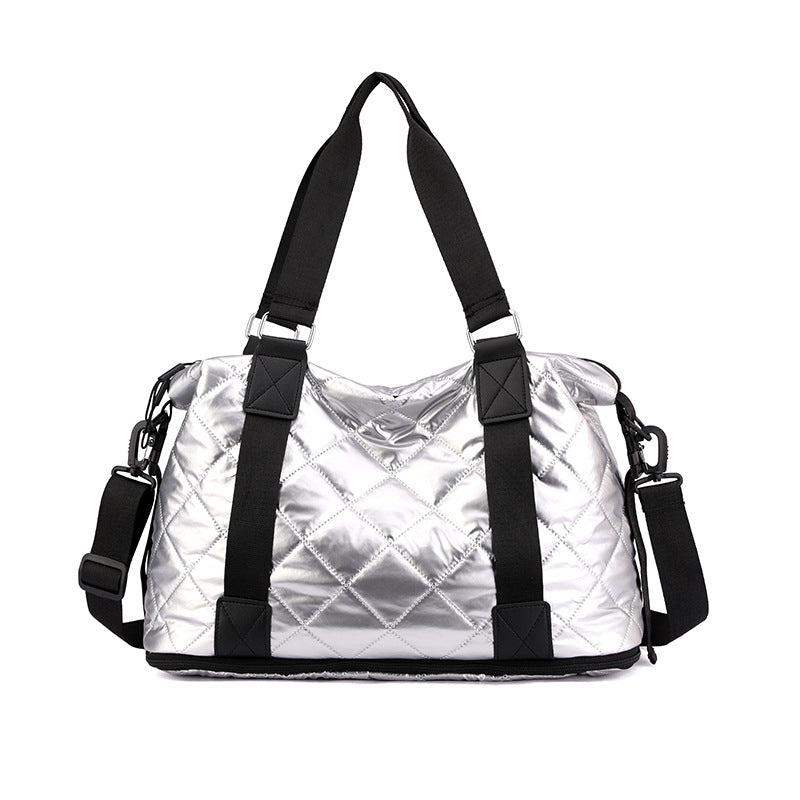 Stilvolle gesteppt Sport-Duffel-Tasche Karnz