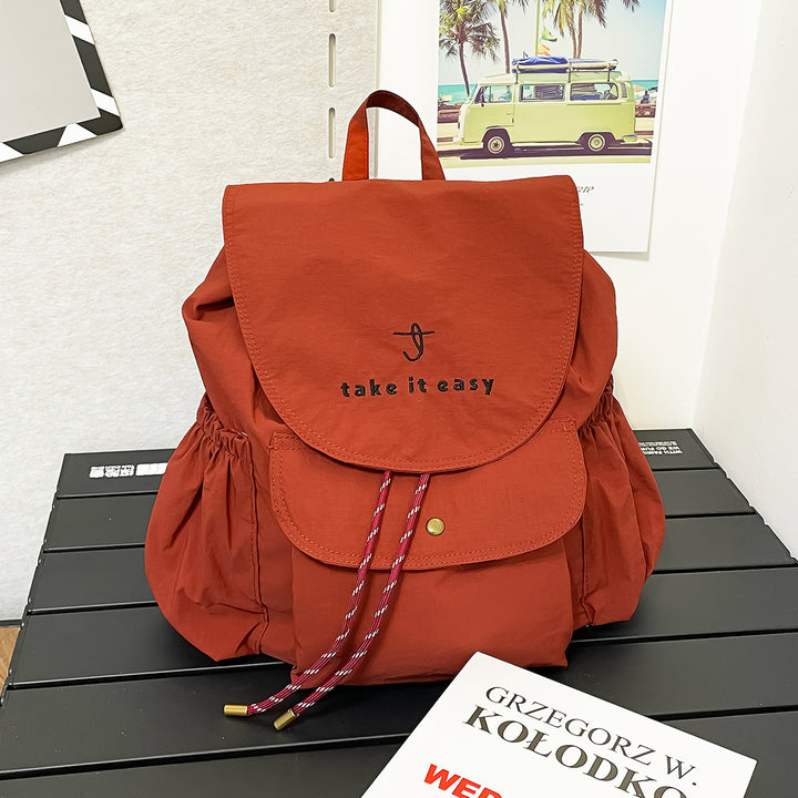 Casual Drawstring-Verschluss Rucksack Karnz