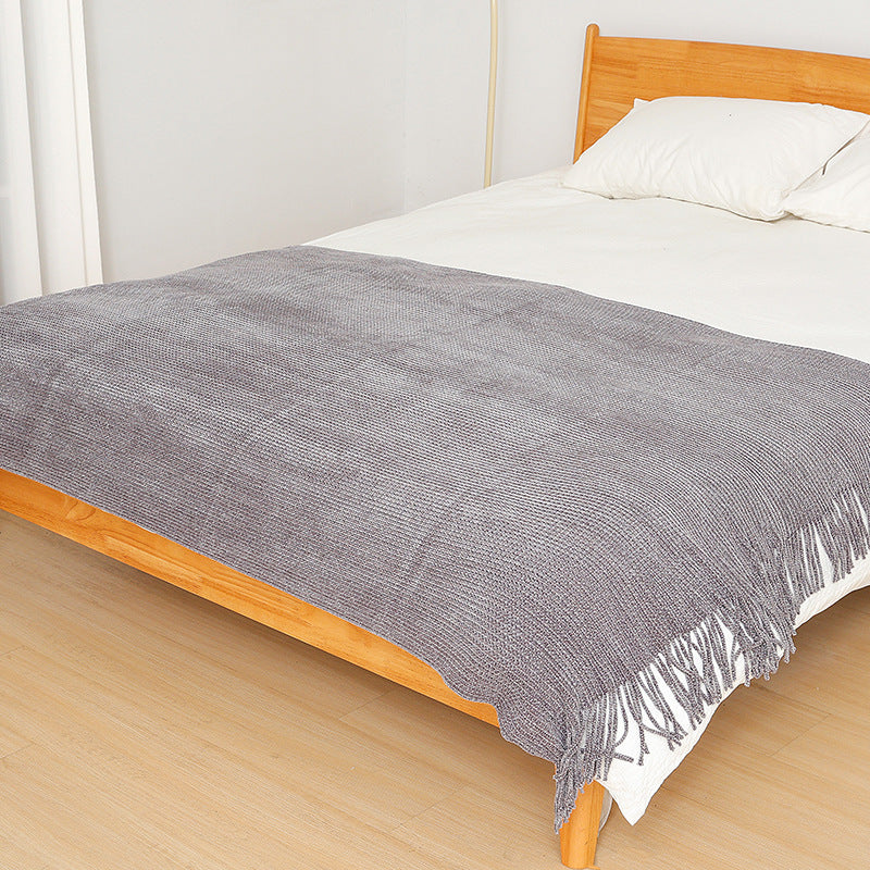 Gemütliche Strickdecke