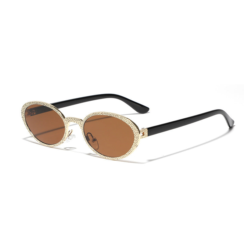 Damen Glamouröse Sonnenbrille mit funkelnder Rahmenverzierung Karnz