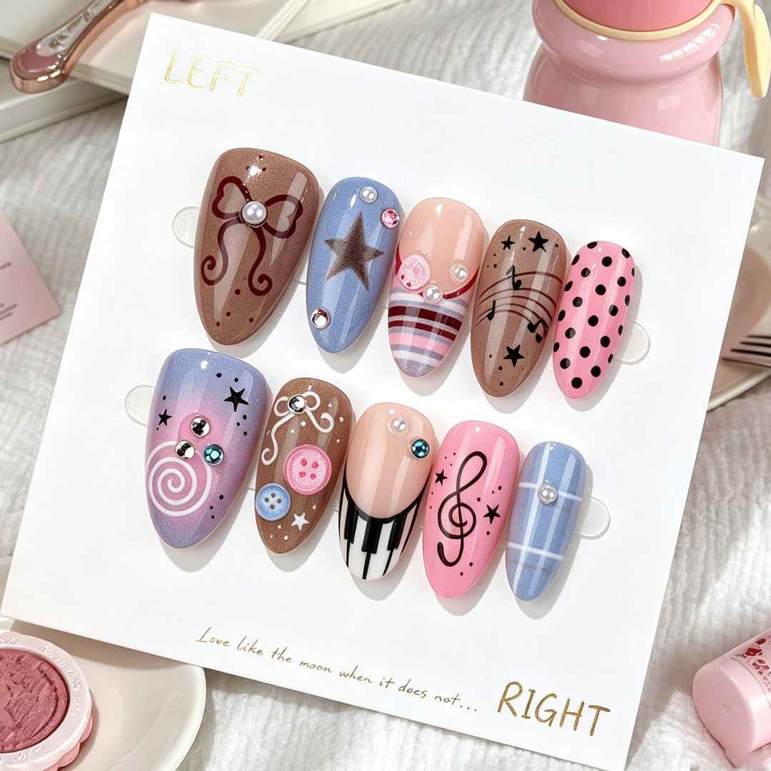 Kreative Nagelüberzüge