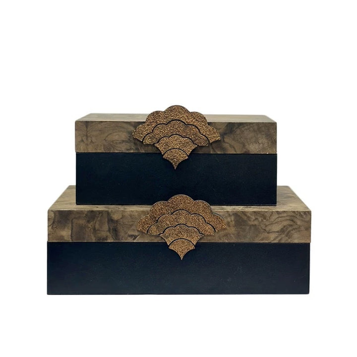 Stylische dekorative Aufbewahrungsboxen-Set