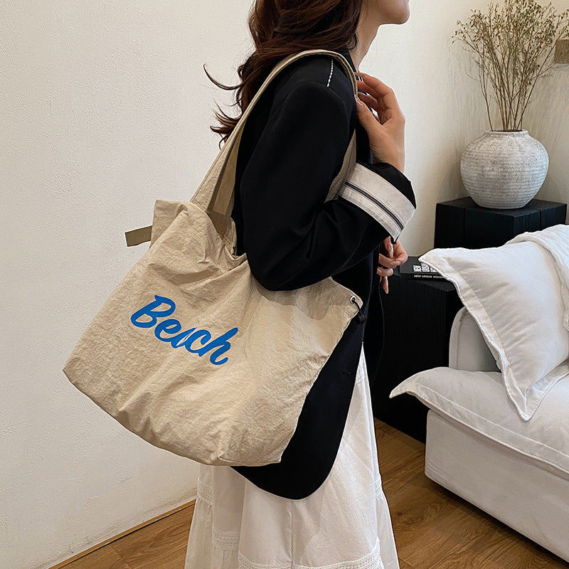 Geräumige Canvas-Shopper-Tasche Karnz