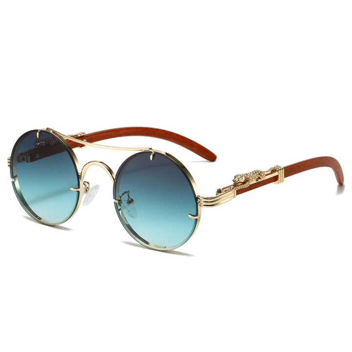 Damen elegante runde Brille Karnz