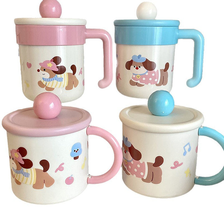 Kaffeebecher mit Verspieltem Hundemotiv Karnz
