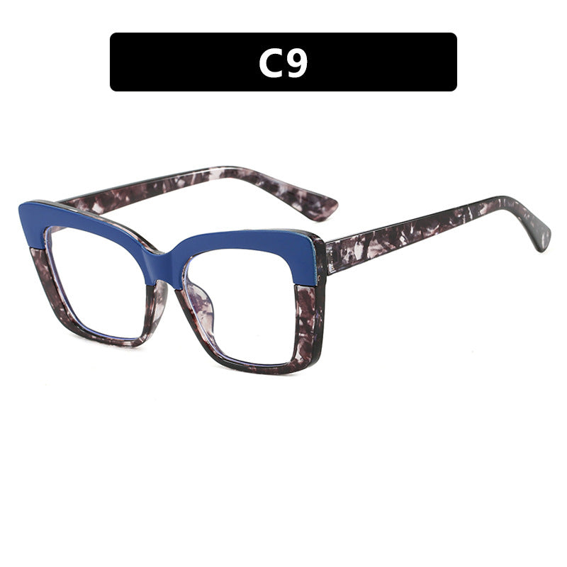 Damen modische Brille im trendigen Geometrie-Design Karnz