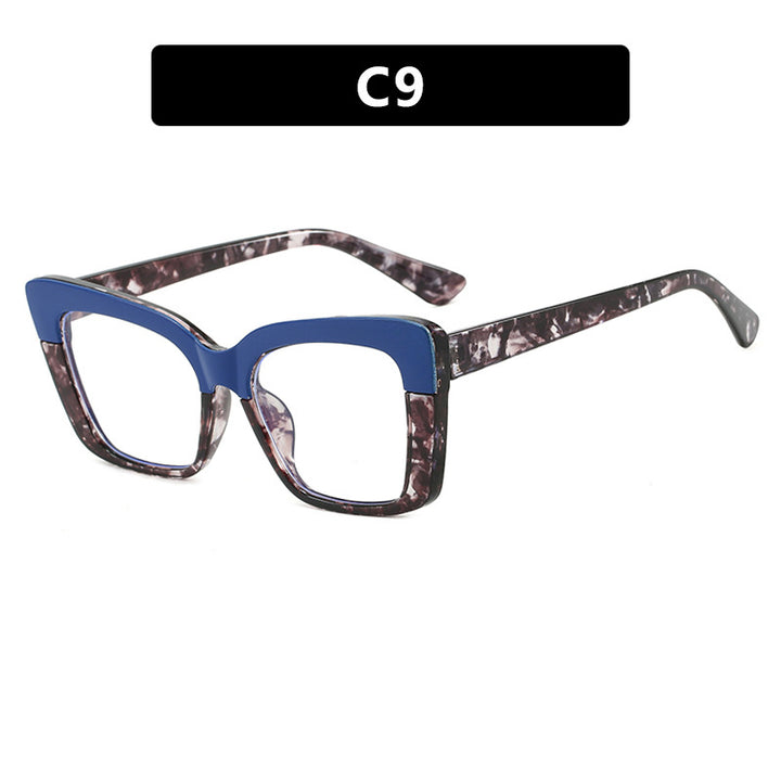 Damen modische Brille im trendigen Geometrie-Design Karnz