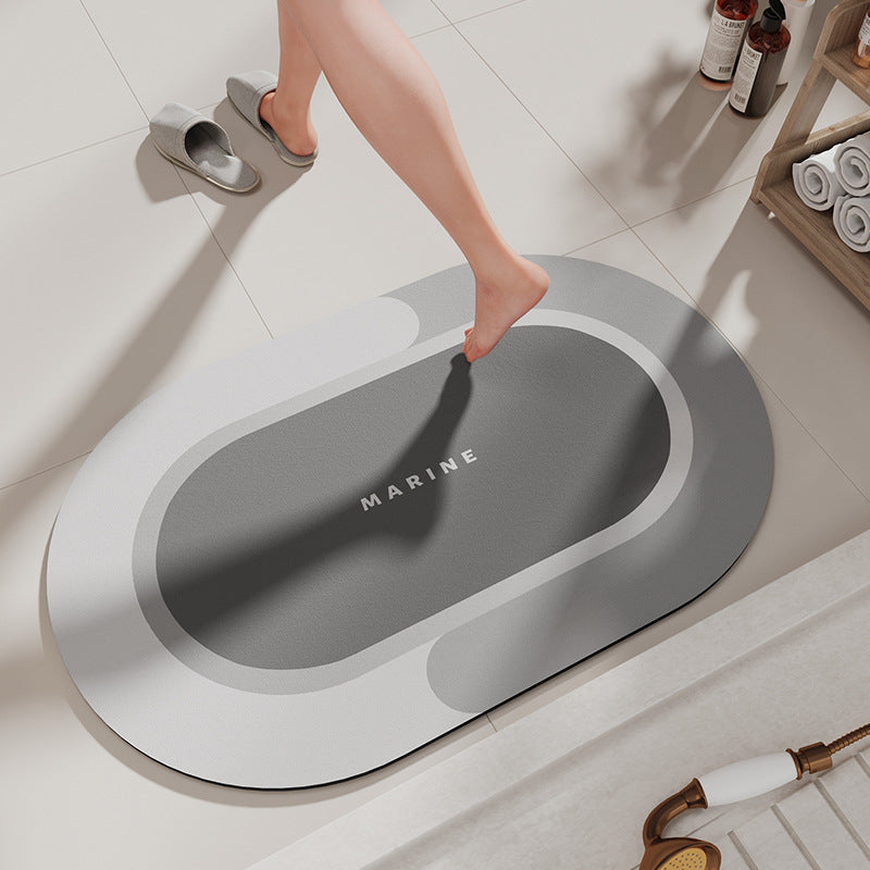 Stylische rutschfeste Badematte