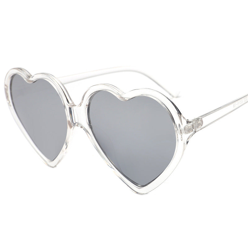 Damen Herzförmige Sonnenbrille mit stylishem Rahmen Karnz