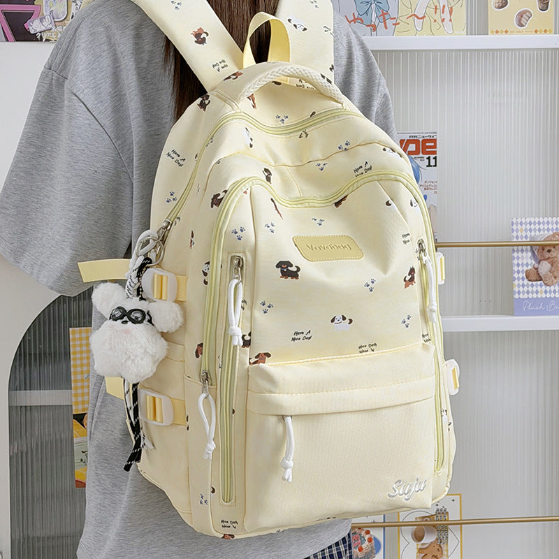Verspielt Hunde-Themen Schulrucksack Karnz