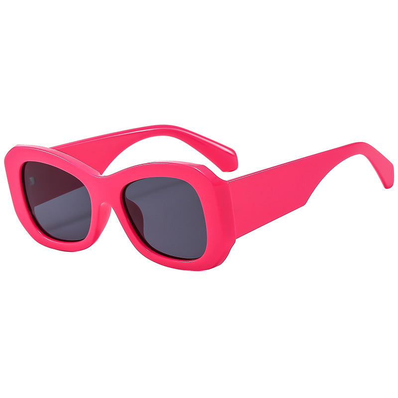 Damen Futuristische Sonnenbrille mit markantem Rahmen Karnz