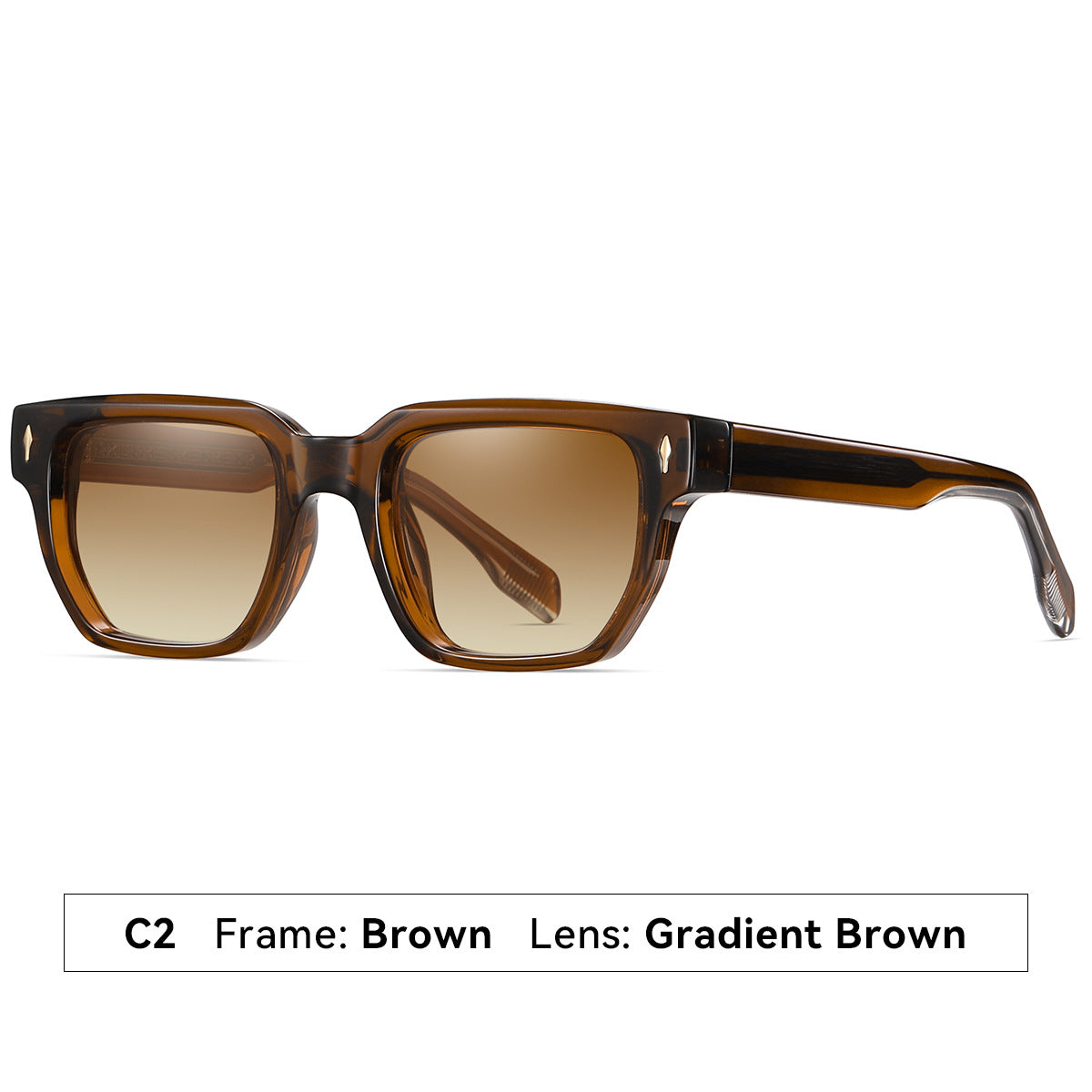 Damen Sonnenbrille im modernen, eleganten Quadratdesign Karnz