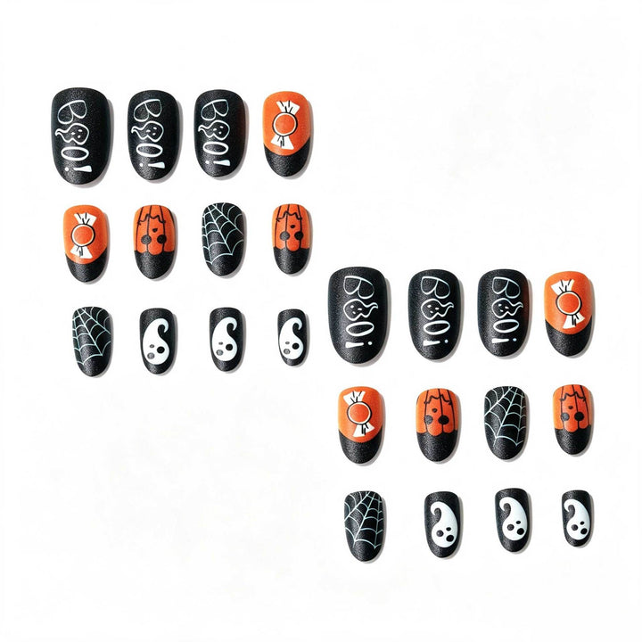 Kreatives Halloween-Themen Nagelkunstset