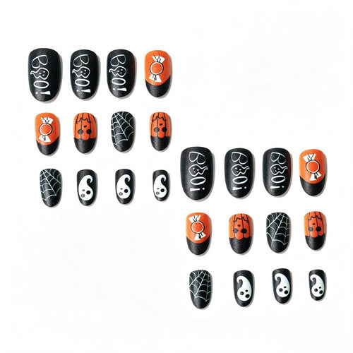 Kreatives Halloween-Themen Nagelkunstset