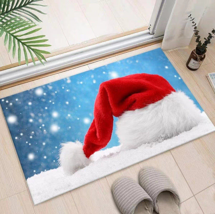 Weihnachtlich dekorierte Eingangsbereichmatte Karnz