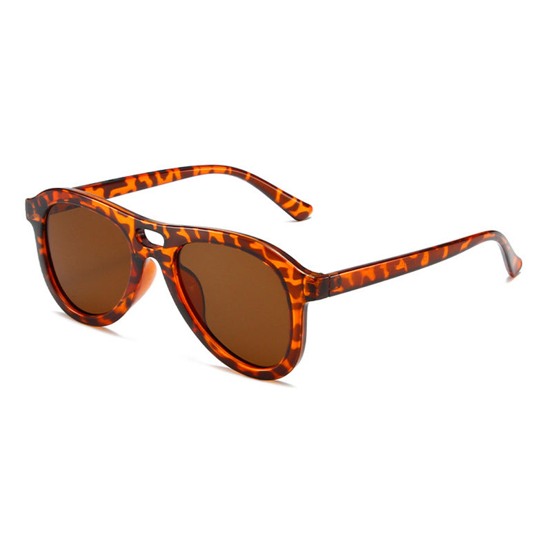 Damen modische Sonnenbrille mit einzigartigem Tiermuster Karnz