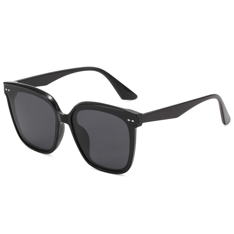 Damen geometrische Sonnenbrille mit luxuriösem Metallrahmen Karnz