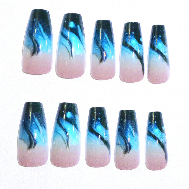 Künstlerische Lange Acrylnagelverlängerungen Karnz