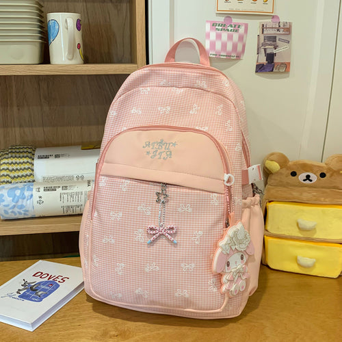 Karo-Muster Rucksack