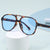 Damen Oversized Sonnenbrille mit sportlichem Design Karnz