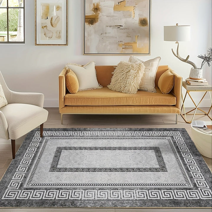 Eleganter geometrischer Teppich