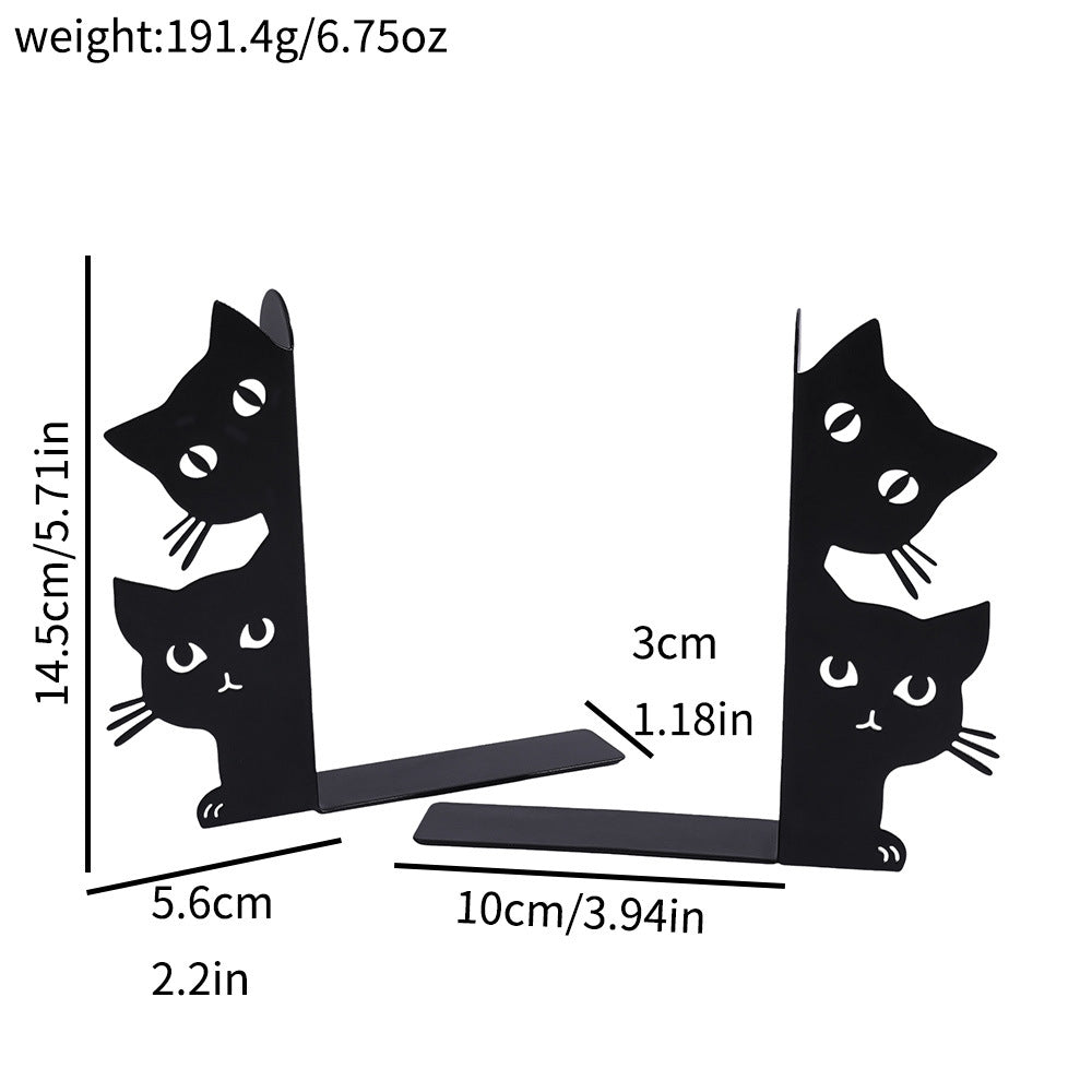 Dekorative Katzenbuchstützen