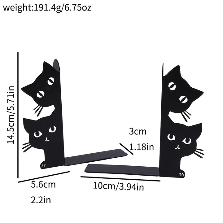 Dekorative Katzenbuchstützen