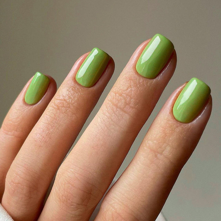 Hochglänzende Nagelkunst Karnz