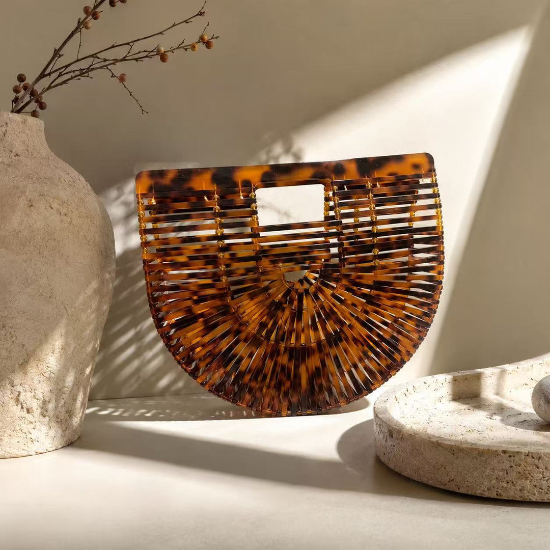 Künstlerische Schildkrötenmuster Griff Tasche