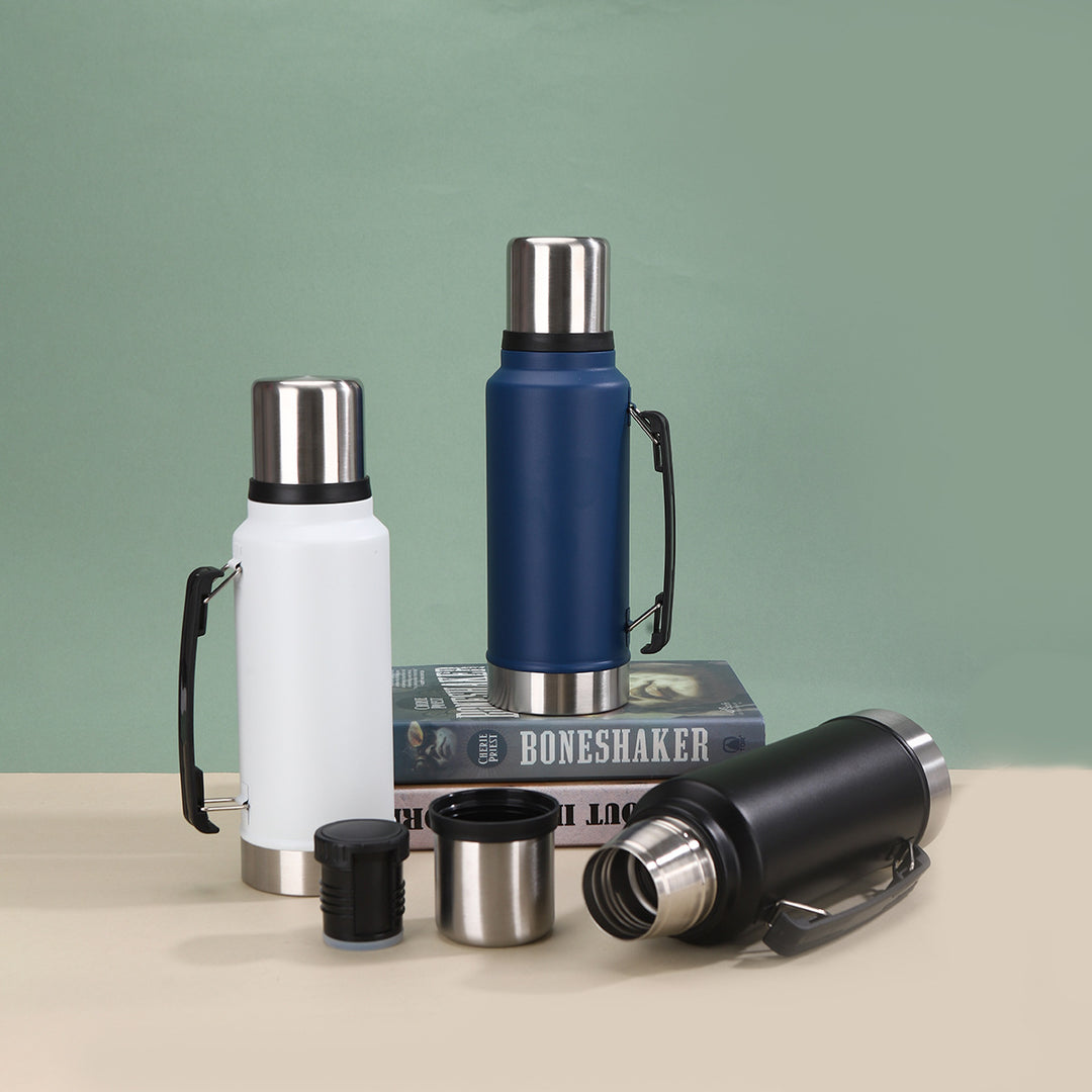 Unisex Isolierte Edelstahl-Wasserflasche mit Tragegriff Karnz