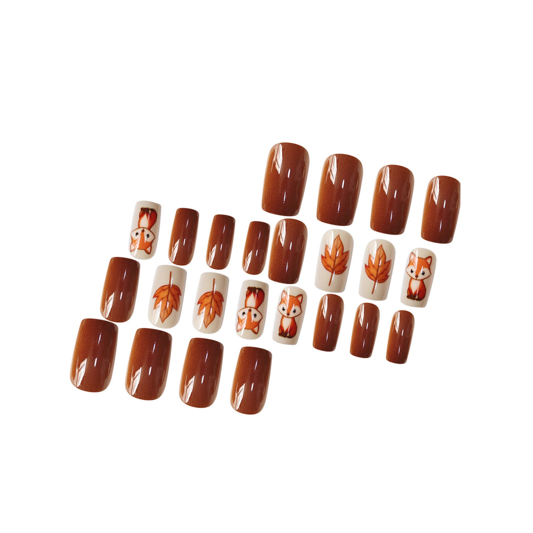 Dekoratives Glitzerstern-akzentuiertes Press-On-Nagelset Karnz
