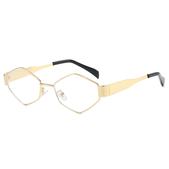 Modische Hexagon-Sonnenbrille Karnz