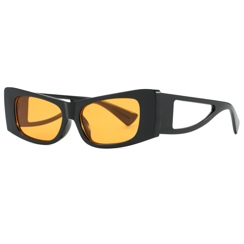 Damen trendige Sonnenbrille mit außergewöhnlichem Design und schützendem UV-Filter Karnz