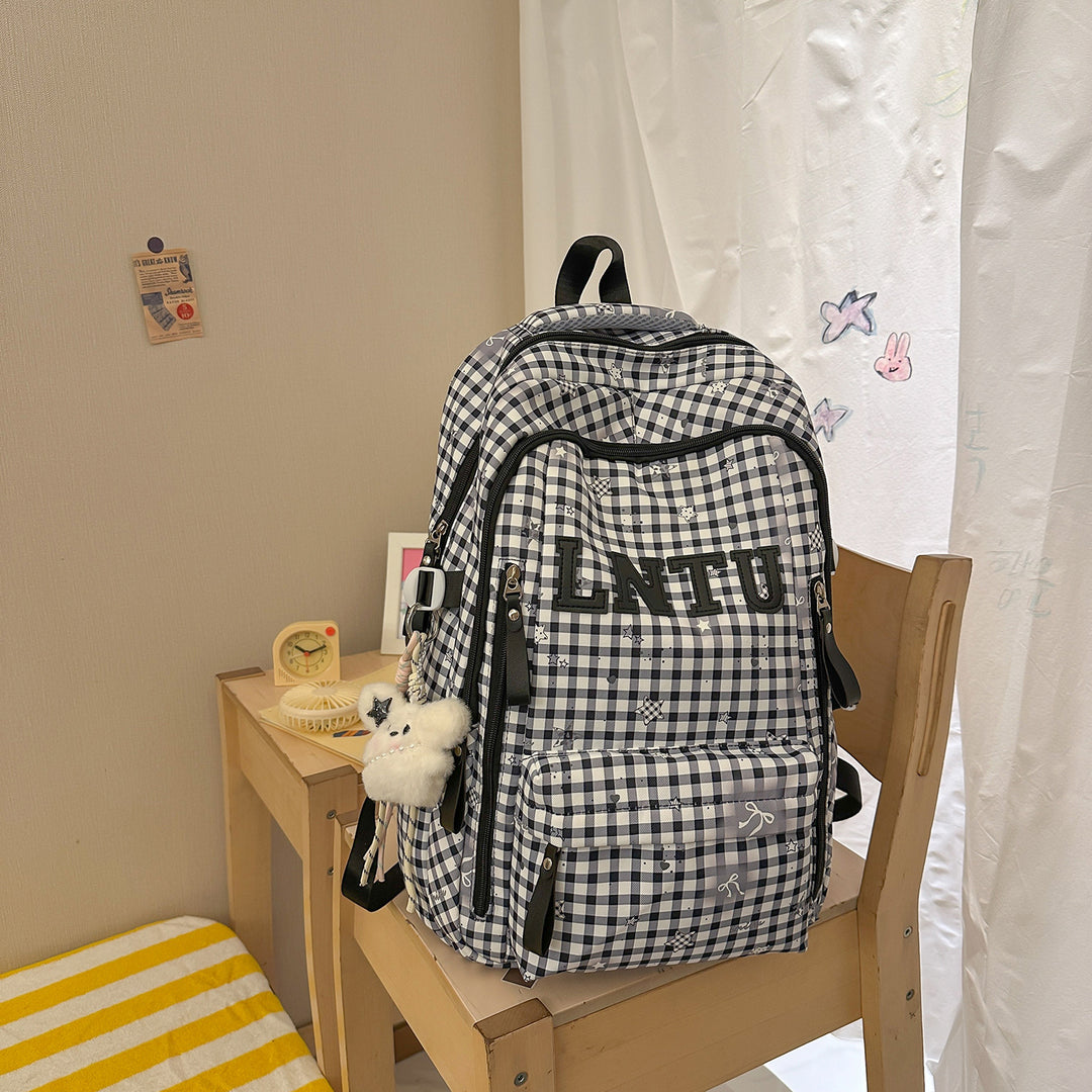 Verspielter Rucksack mit Mehrfachfächern Design Karnz