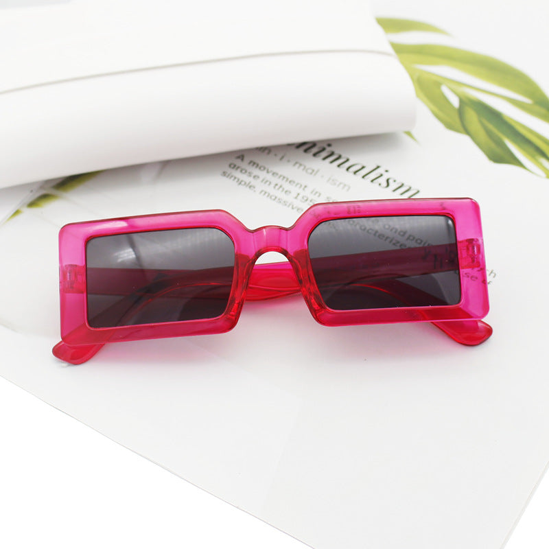 Damen moderne Oversized-Sonnenbrille Karnz