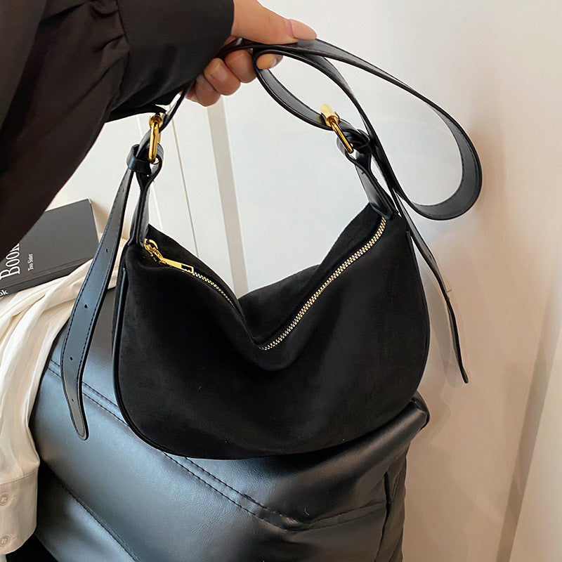 Wildleder Hobo Tasche Karnz