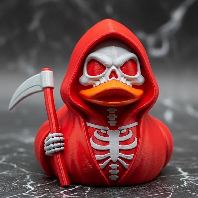 Kreative Sensenmann-Ente Figur Karnz