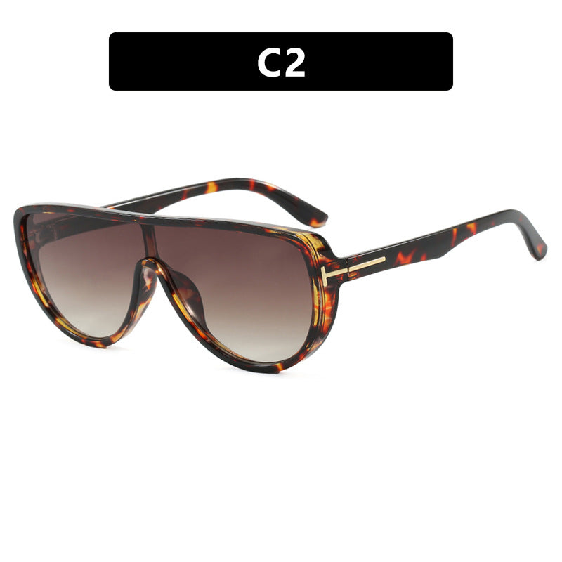 Damen elegante Oversized-Sonnenbrille mit markantem Design und UV-Schutz Karnz