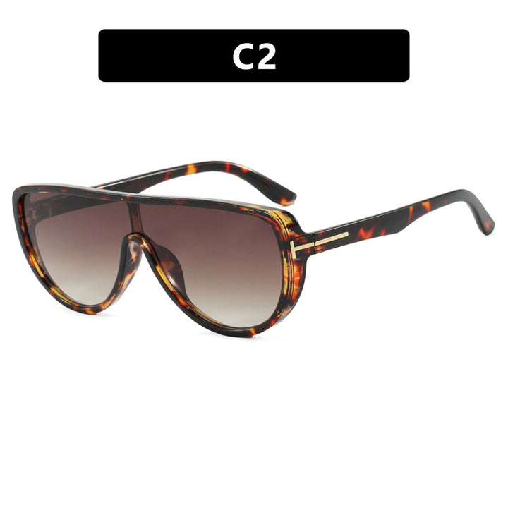 Damen elegante Oversized-Sonnenbrille mit markantem Design und UV-Schutz Karnz
