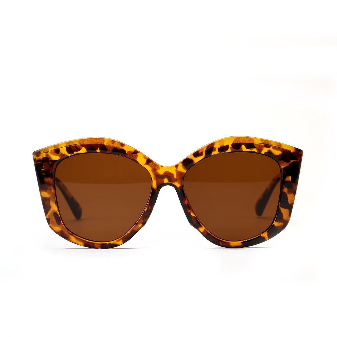Damen stylische Katzenaugen Sonnenbrille Karnz