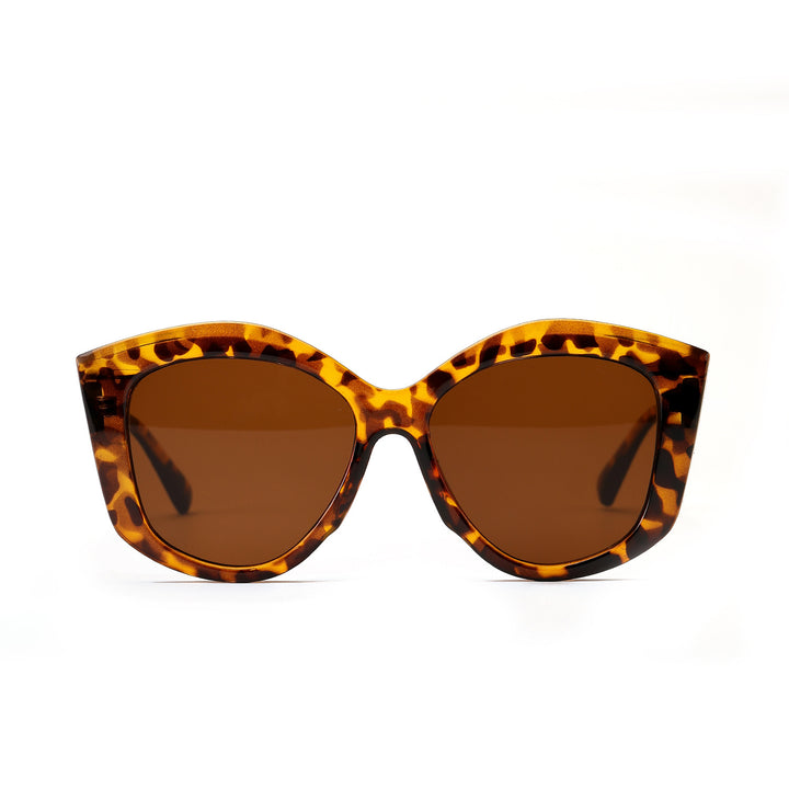 Damen stylische Katzenaugen Sonnenbrille Karnz
