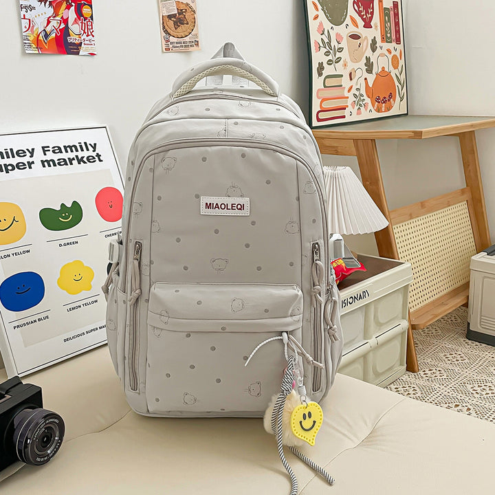 Verspielt gepunktetes Design Rucksack Karnz
